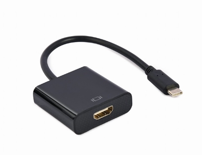 Picture of Adapteris Gembird USB Type-C Male - HDMI Female 4K@30Hz 15cm Black