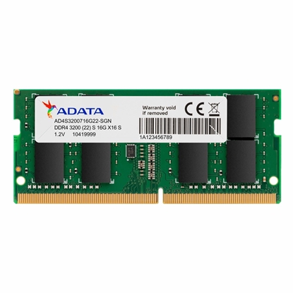Изображение ADATA AD4S32008G22-SGN memory module 8 GB 1 x 8 GB DDR4 3200 MHz