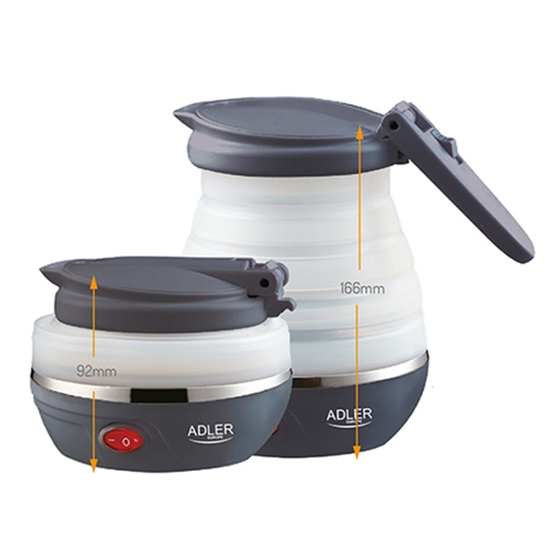 Picture of Adler AD 1279 Kettle plastic 0,6 L - silicon travel, 750W