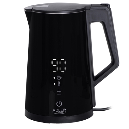Picture of Adler | Kettle | AD 1345b | Electric | 2200 W | 1.7 L | Stainless steel | 360° rotational base | Black