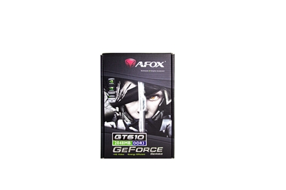Изображение AFOX Geforce GT610 1GB DDR3 64Bit DVI HDMI VGA LP Fan AF610-1024D3L7-V5