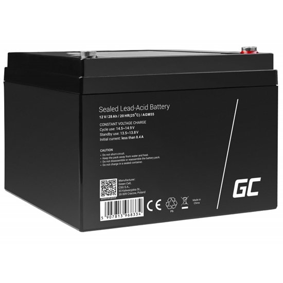 Picture of Green Cell Akumulator AGM VRLA 12V 28Ah