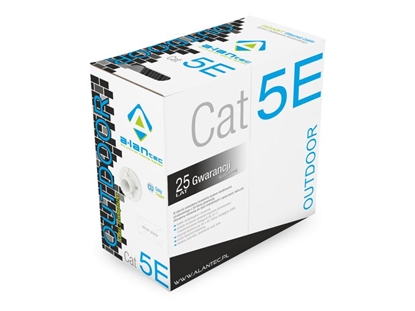 Attēls no Alantec KIF5OUT305 networking cable Black 305 m Cat5e F/UTP (FTP)