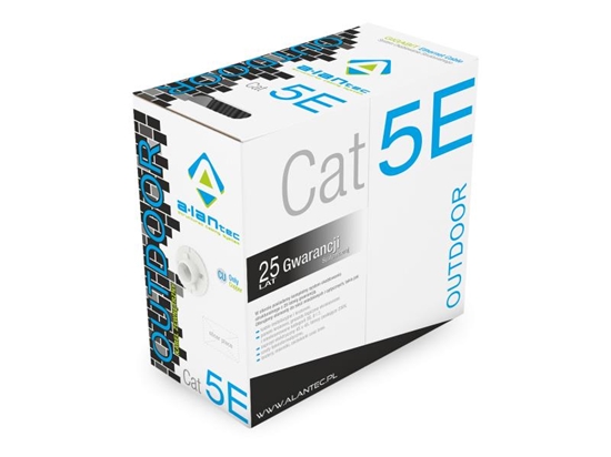 Picture of Alantec KIF5OUT305 networking cable Black 305 m Cat5e F/UTP (FTP)