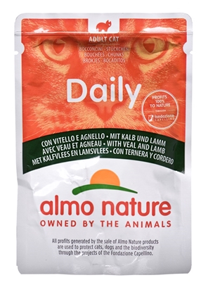 Attēls no Almo Nature Daily Veal and lamb 70 g
