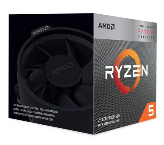 Изображение AMD Ryzen 5 3400G processor 3.7 GHz 4 MB L3 Box