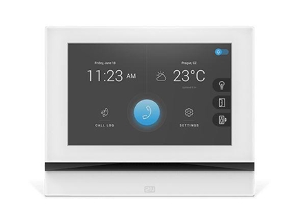 Attēls no ANSWERING UNIT INDOOR VIEW/TOUCH WHITE 91378601WH 2N