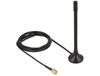 Picture of Antenna ISM 433 MHz SMA 2 dBi 2 m RG-174 omnidirectional fixed magnetic base black