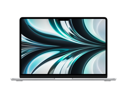 Изображение Apple MacBook Air Silver, 13.6 ", IPS, 2560 x 1664, M2, 8 GB, SSD 256 GB, M2 8-core GPU, Without ODD, macOS, 802.11ax, Bluetooth version 5.0, Keyboard language Swedish, Keyboard backlit, Warranty 12 month(s), Battery warranty 12 mont