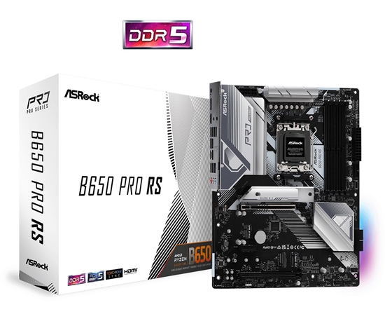 Picture of Asrock B650 Pro RS AMD B650 Socket AM5 ATX