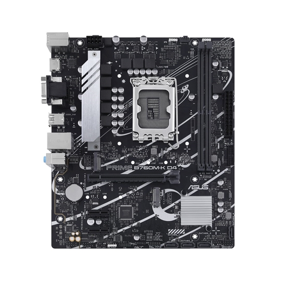 Picture of ASUS Prime B760M-K D4 Intel B760 LGA 1700 micro ATX motherboard
