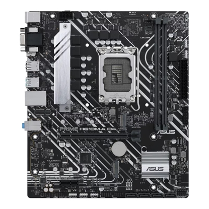 Attēls no ASUS PRIME H610M-A D4-CSM Intel H610 LGA 1700 micro ATX