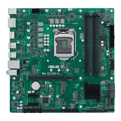 Picture of ASUS PRO Q570M-C/CSM motherboard Intel Q570 LGA 1200 (Socket H5) micro ATX