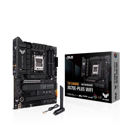 Attēls no ASUS TUF GAMING X670E-PLUS WIFI AMD X670 Socket AM5 ATX