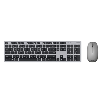 Изображение Asus | W5000 | Grey | Keyboard and Mouse Set | Wireless | Mouse included | RU | Grey | 460 g