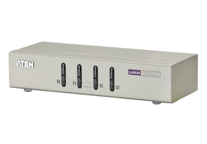 Attēls no Przełącznik Aten ATEN CS74U 4-Port USB KVM Switch with audio, 4x Cables Set, Non-powered - CS74U-A7