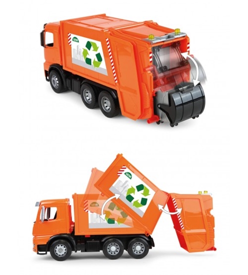 Изображение Atkritumu izvedējs Worxx Mercedes Arocs 52 cm L04614 kastē Lena Čehija