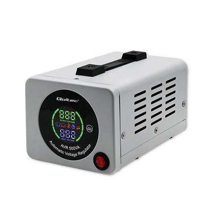 Attēls no Qoltec Automatyczny stabilizator napicia AVR 500VA