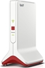 Picture of FRITZ!Repeater 6000 wireless router Ethernet Tri-band (2.4 GHz / 5 GHz / 5 GHz) Red, White