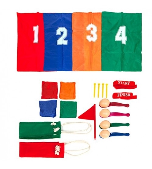 Изображение Āra sporta dienas komplekts olu skriešanai 4 bērniem 3+ FB255358