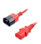 Изображение Barošanas kabelis IEC C14 - C13, sarkans, 1.0m, Lindy