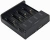Picture of Bateriju lādētājs Gembird USB 4-slot Ni-MH + Li-ion Fast Battery Charger Black