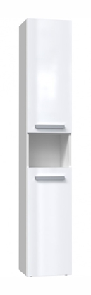 Picture of Bathroom cabinet NEL III 31x30x174 cm, white, glossy
