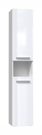 Picture of Bathroom cabinet NEL III 31x30x174 cm, white, glossy