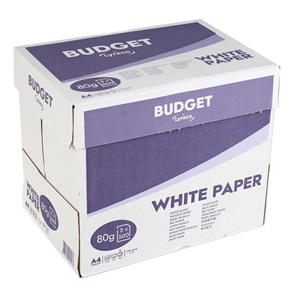 Изображение Biroja papīrs Lyreco Budget A4 80g/m2, 500-lapas x5gab.