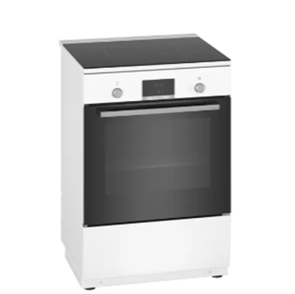 Изображение Bosch HLN39A020 cooker Freestanding cooker Zone induction hob White A