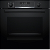 Изображение BOSCH Oven HRA578BB0S, Energy class A, Pyrolitic+Hydrolitic cleaning, Steam cooking program, Black