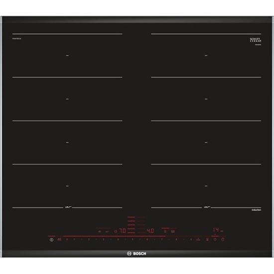 Picture of Bosch PXX675DC1E hob Black, Stainless steel Built-in Zone induction hob 4 zone(s)