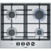 Picture of Bosch Serie 6 PCP6A5B90 hob Black, Stainless steel Built-in Gas 4 zone(s)