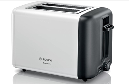Picture of Bosch TAT3P421 toaster 2 slice(s) 970 W Black, White
