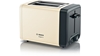 Picture of Bosch TAT4P427 toaster 2 slice(s) 970 W Black, Cream