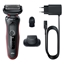 Picture of Braun Series 5 51-R1200S men's shaver Foil shaver Trimmer Black, Red