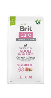 Изображение BRIT Care Dog Sustainable Adult Small Breed Chicken & Insect - dry dog food - 7 kg