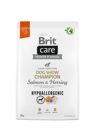 Изображение BRIT Care Hypoallergenic Adult Dog Show Champion Salmon & Herring - dry dog food - 3 kg
