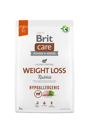 Picture of BRIT Care Hypoallergenic Adult Weight Loss Rabbit - dry dog food - 3 kg
