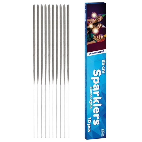 Изображение Brīnumsveces 25cm 10gab.