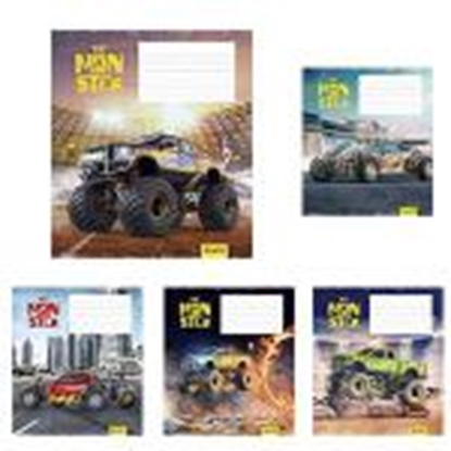 Attēls no Burtnīca 18 lapas līniju Monster,  kartona vāks