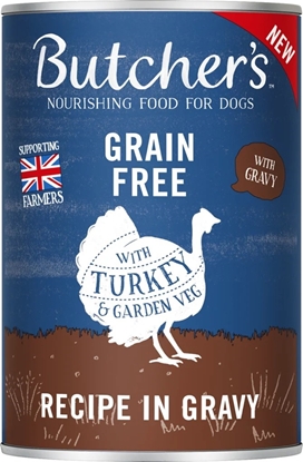 Attēls no BUTCHER'S Original Recipe in gravy Turkey - Wet dog food - 400 g