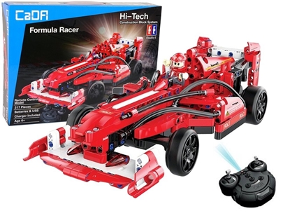 Attēls no CaDa C51010W Formula F1 Radio-controlled and collapsible constructor set from 317 parts