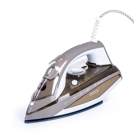 Picture of Camry CR 5018 Steam iron Ceramic Ultra Glide Brown,Grey,White 3000 W