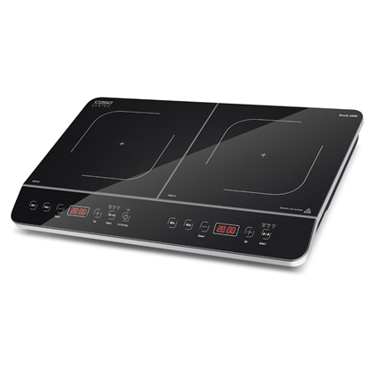 Attēls no Caso Hob Touch 3500 Induction, Number of burners/cooking zones 2, Touch control, Timer, Black, Display