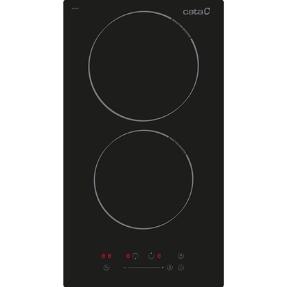 Picture of CATA | ISB 3102 BK | Hob | Induction | Number of burners/cooking zones 2 | Slider | Timer | Black