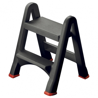 Picture of Curver R034721 step stool Polypropylene (PP) Grey, Red