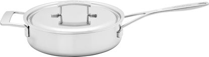 Attēls no Deep frying pan with 2 handles and lid DEMEYERE Industry 5 40850-747-0 - 28 cm