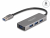 Изображение Delock 4 Port USB 3.2 Gen 1 Hub with USB Type-A connector – USB Type-A ports on the side