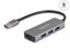 Attēls no Delock 4 Port USB 3.2 Gen 1 Hub with USB Type-A connector – USB Type-A ports on the side